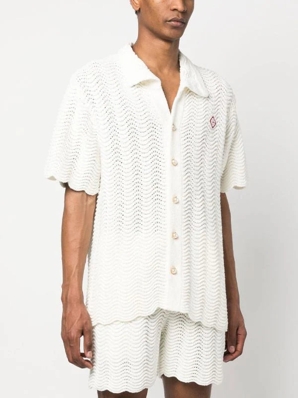 CASABLANCA CROCHET SHIRTS