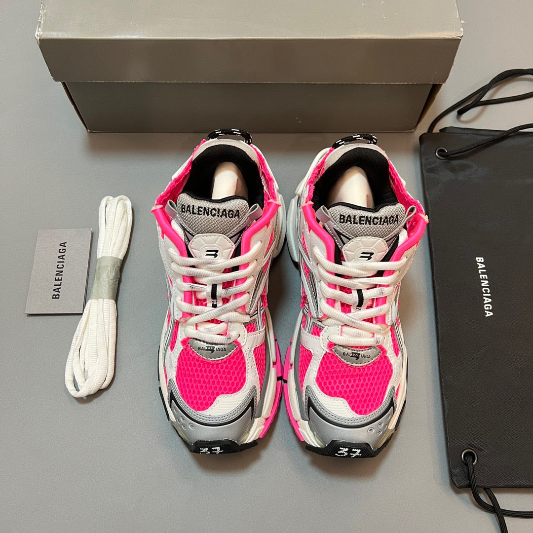 BALENCIAGA RUNNER White Flou Pink