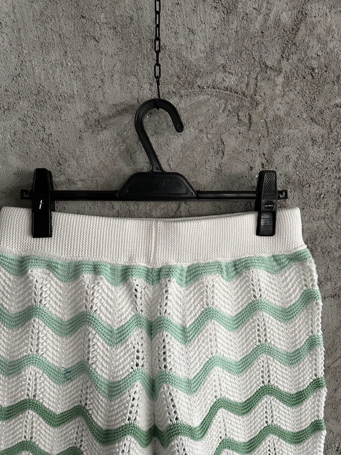 CASABLANCA CROCHET KNIT SHORTS