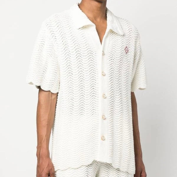 CASABLANCA CROCHET SHIRTS