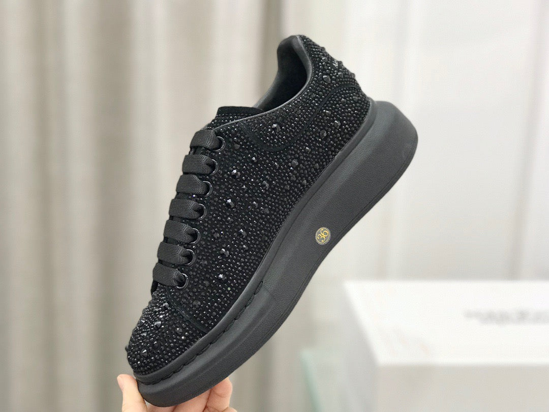 Alexander McQueen Oversized Sneakers Crystal Embellished