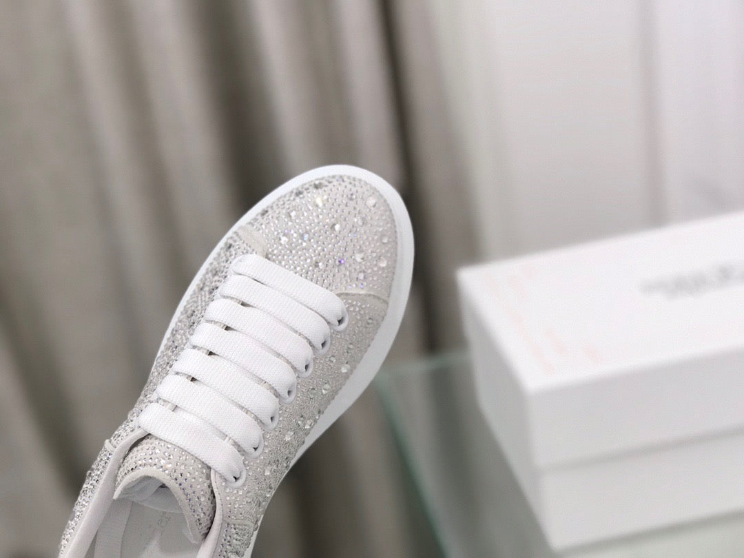 Alexander McQueen Oversized Sneakers Crystal Embellished