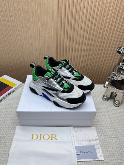 Dior B22 Verde Negro Blanco Plateado