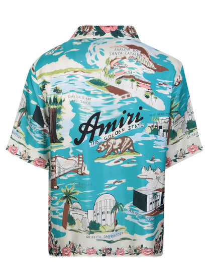 AMIRI CAMISA HAWAIIAN BOWLING