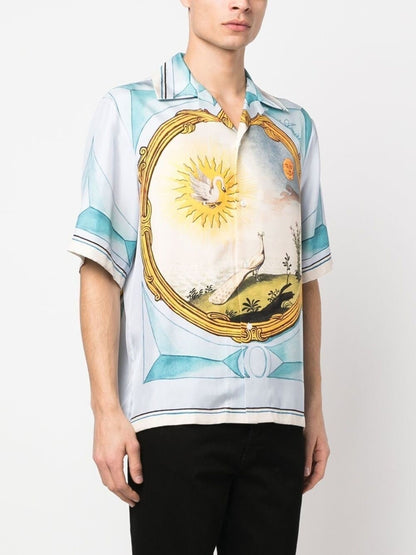 AMIRI CAMISA LANDSCAPE FRAME