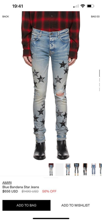 AMIRI JEANS STAR