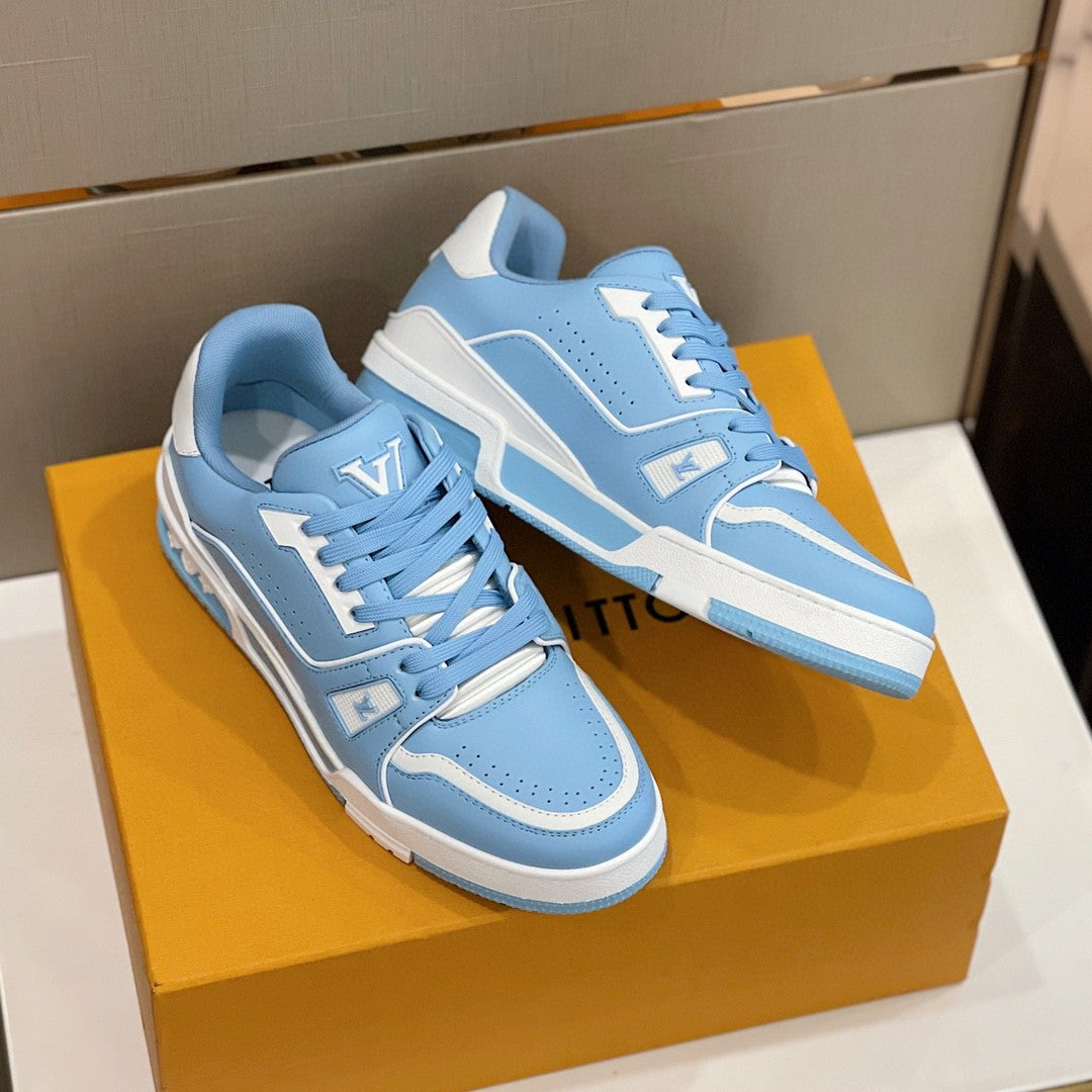 LV Trainer Sneakers AZUL 1AAHSN