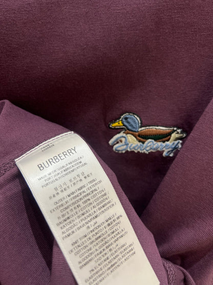 BURBERRY Logo Embroidered Cotton T-Shirt (Varios colores)