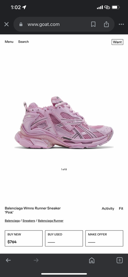 BALENCIAGA RUNNER Pink