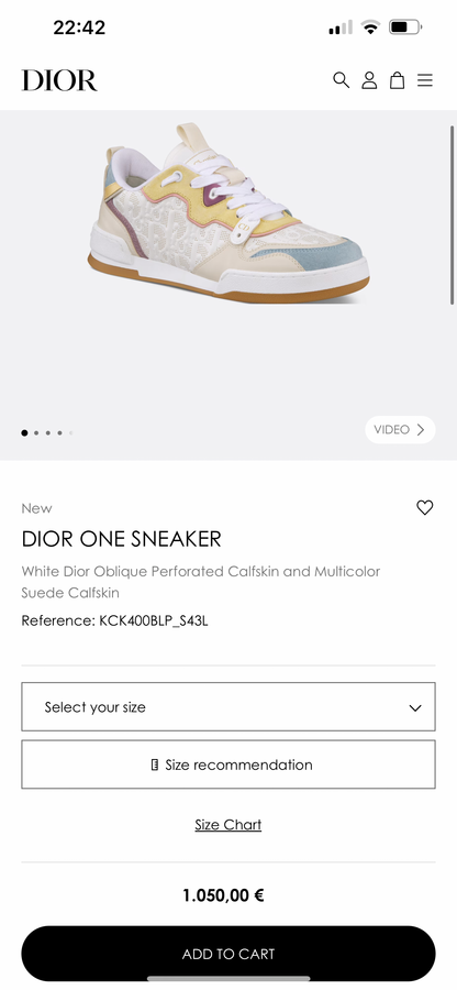 DIOR ONE SNEAKER