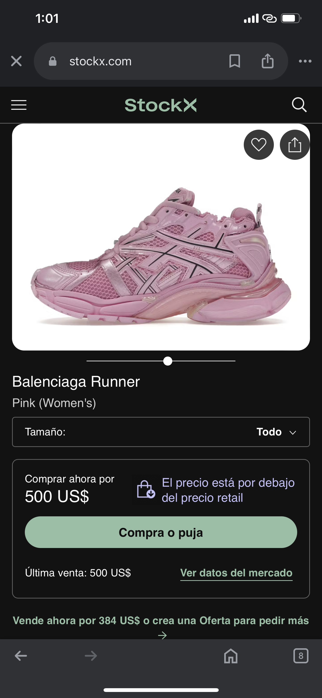 BALENCIAGA RUNNER Pink