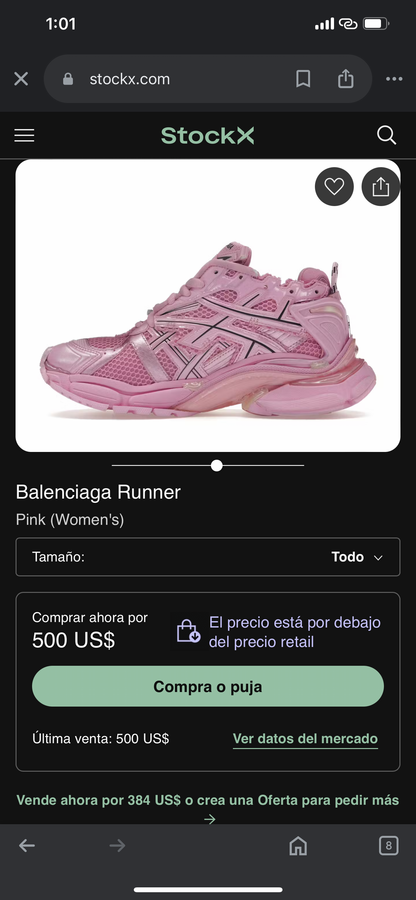 BALENCIAGA RUNNER Pink