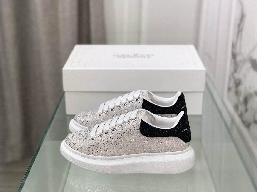 Alexander McQueen Oversized Sneakers Crystal Embellished