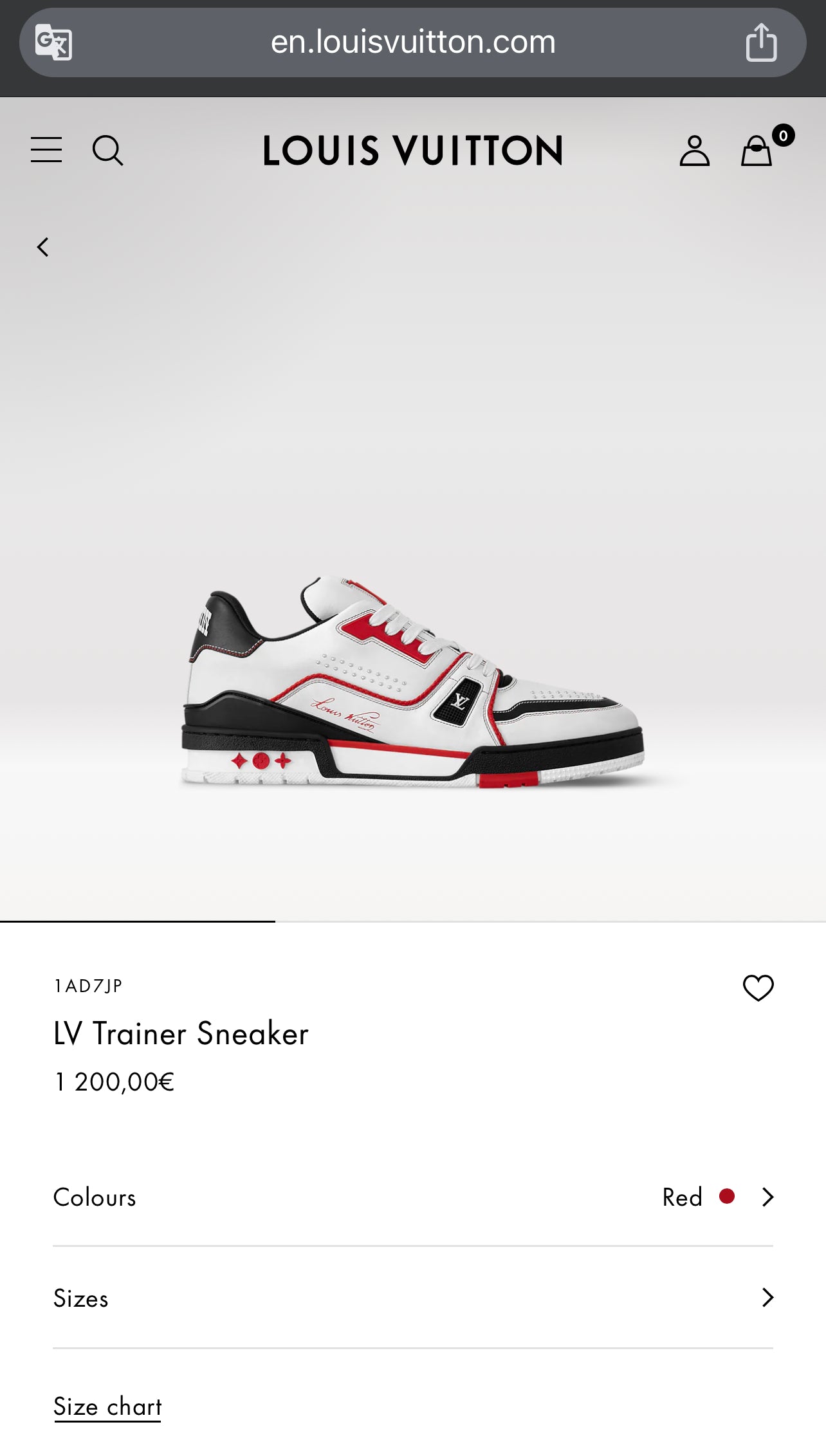 LV Trainer RED 1AD7JP