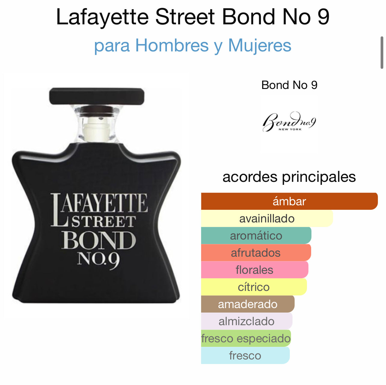 Bond No. 9 Lafayette Street - 100ml