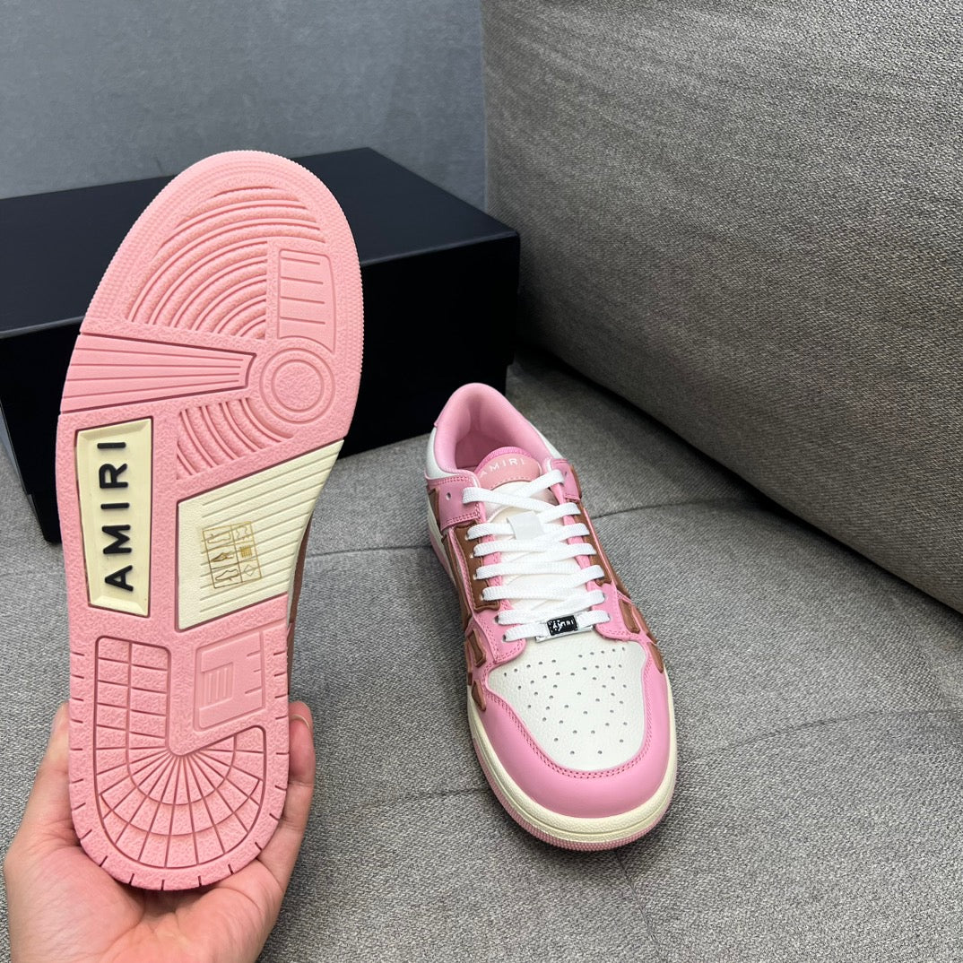 AMIRI - SKEL LOW TOP Baby Pink