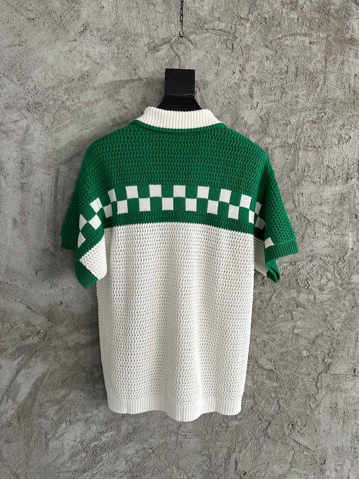 CASABLANCA KNITTED CROCHET SHIRTS