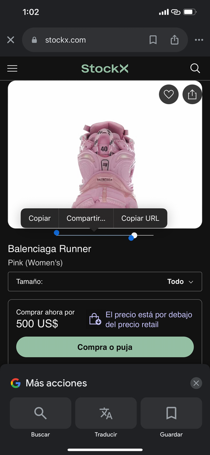 BALENCIAGA RUNNER Pink