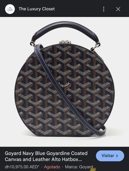 GOYARD The Alto Hatbox Trunk Bag