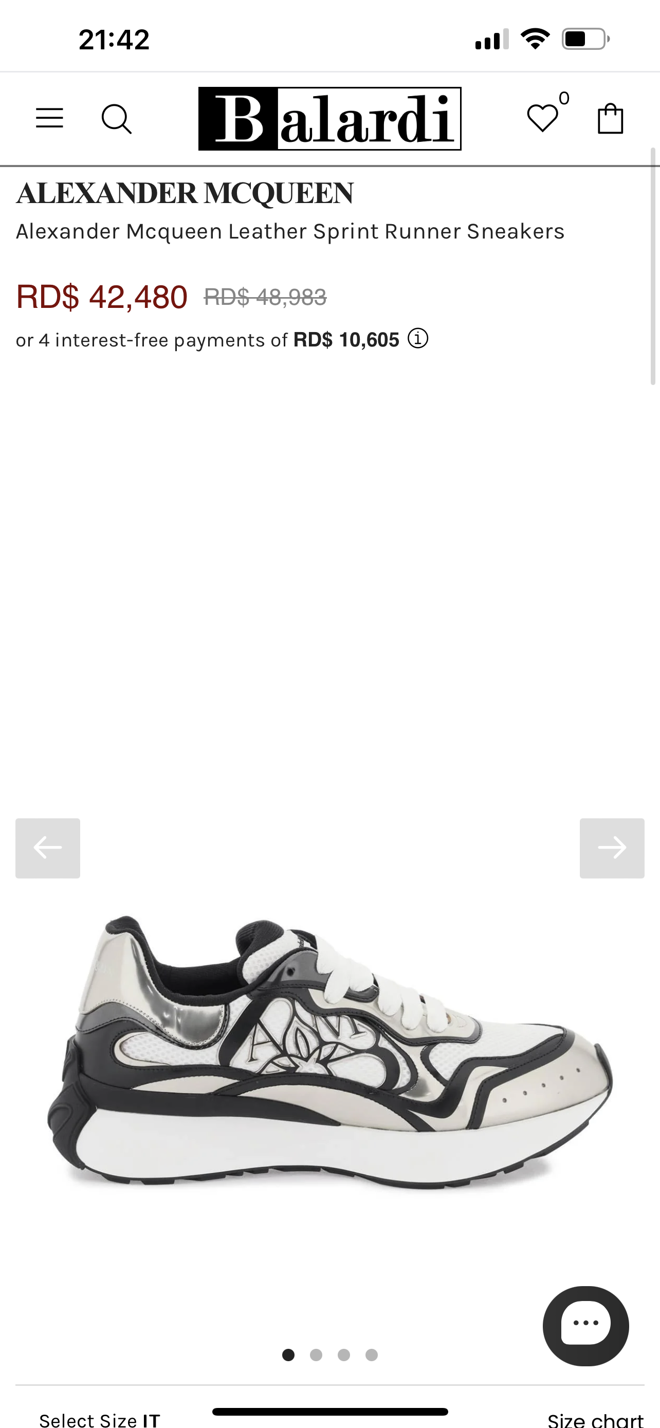 Alexander McQueen Sprint Runner Sneakers