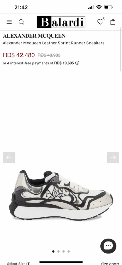 Alexander McQueen Sprint Runner Sneakers