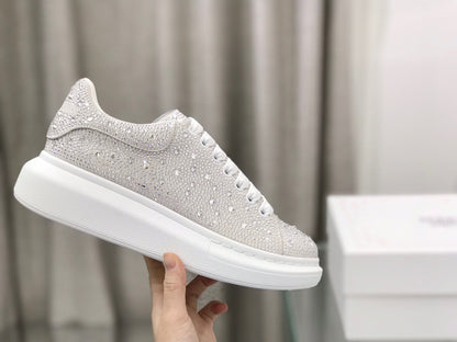 Alexander McQueen Oversized Sneakers Crystal Embellished