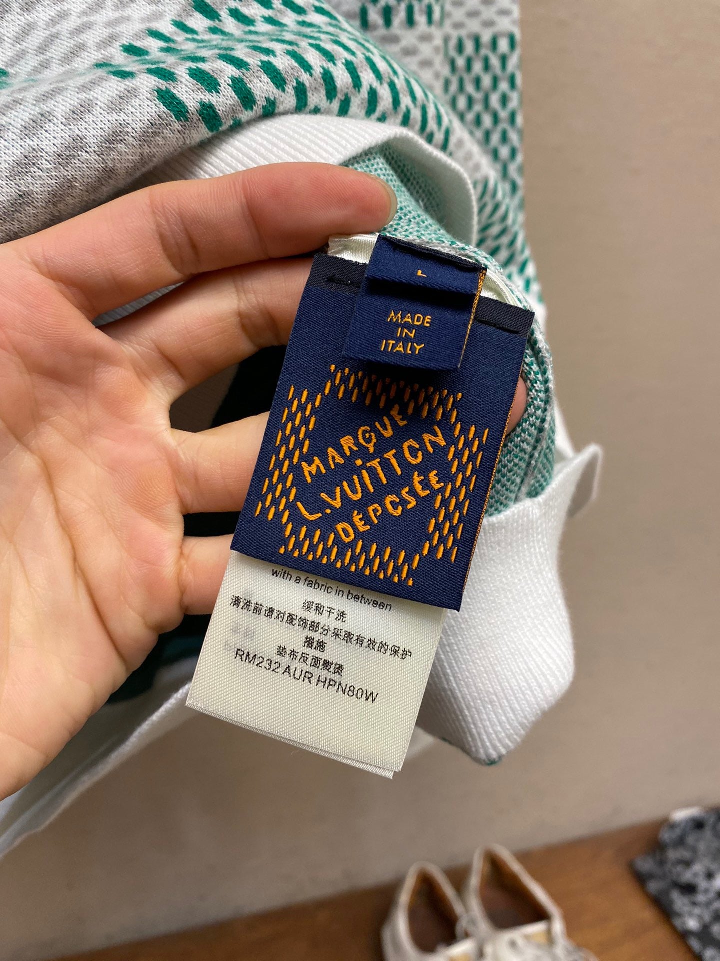 LV Jersey Damier de algodón 1AFJHF