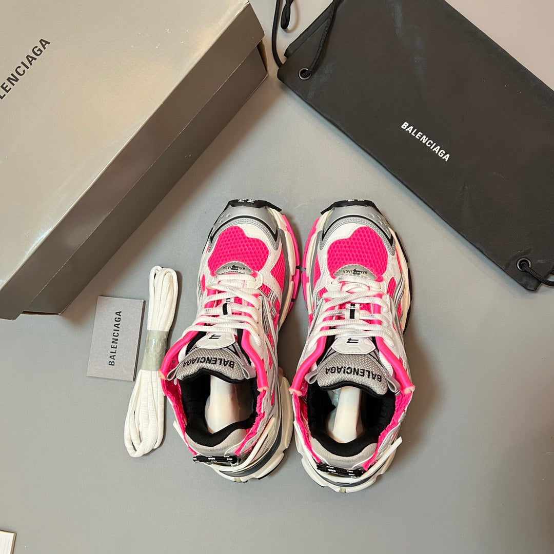 BALENCIAGA RUNNER White Flou Pink