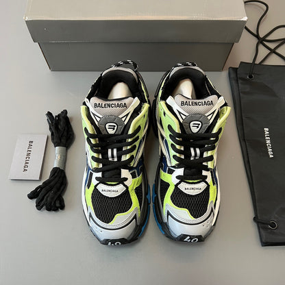 BALENCIAGA RUNNER Black Green Blue Navy