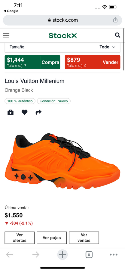 Lv Millenium (VARIOS COLORES)