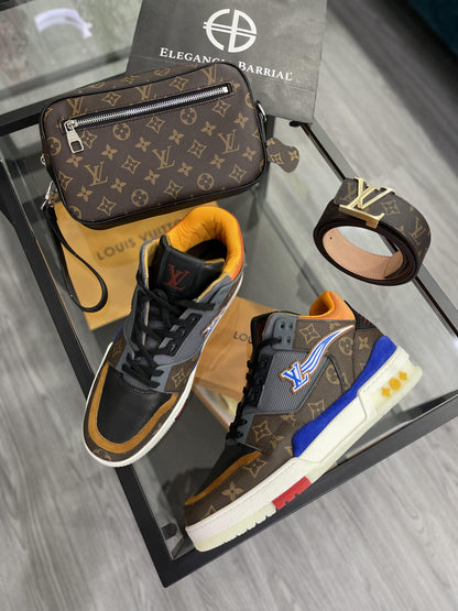 LV Trainer Sneakers X NBA High