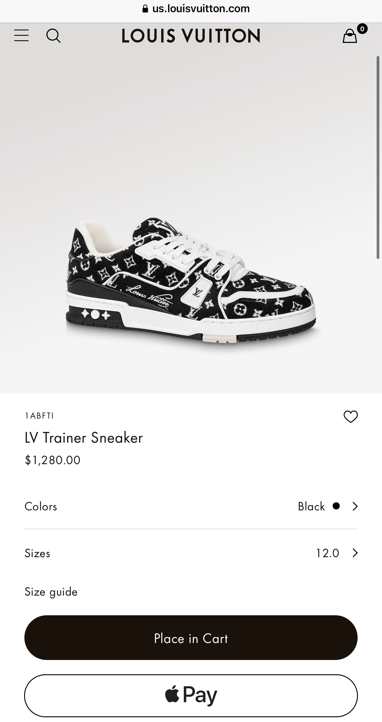 LV Trainer Sneaker 1ABFTI