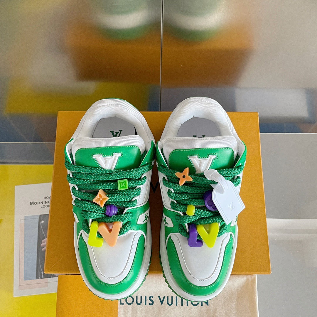 LV Maxi Trainer Sneaker Green