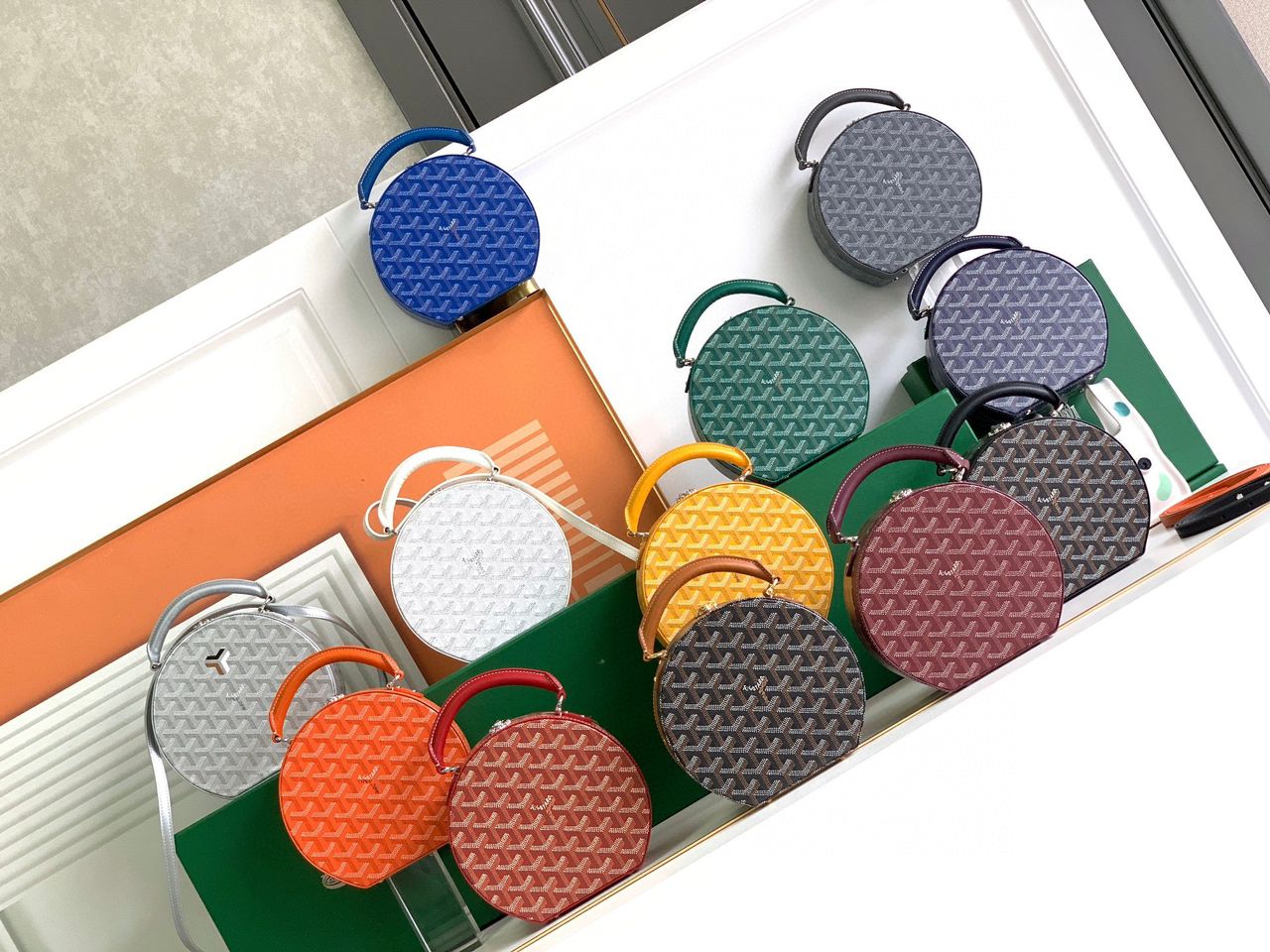 GOYARD The Alto Hatbox Trunk Bag