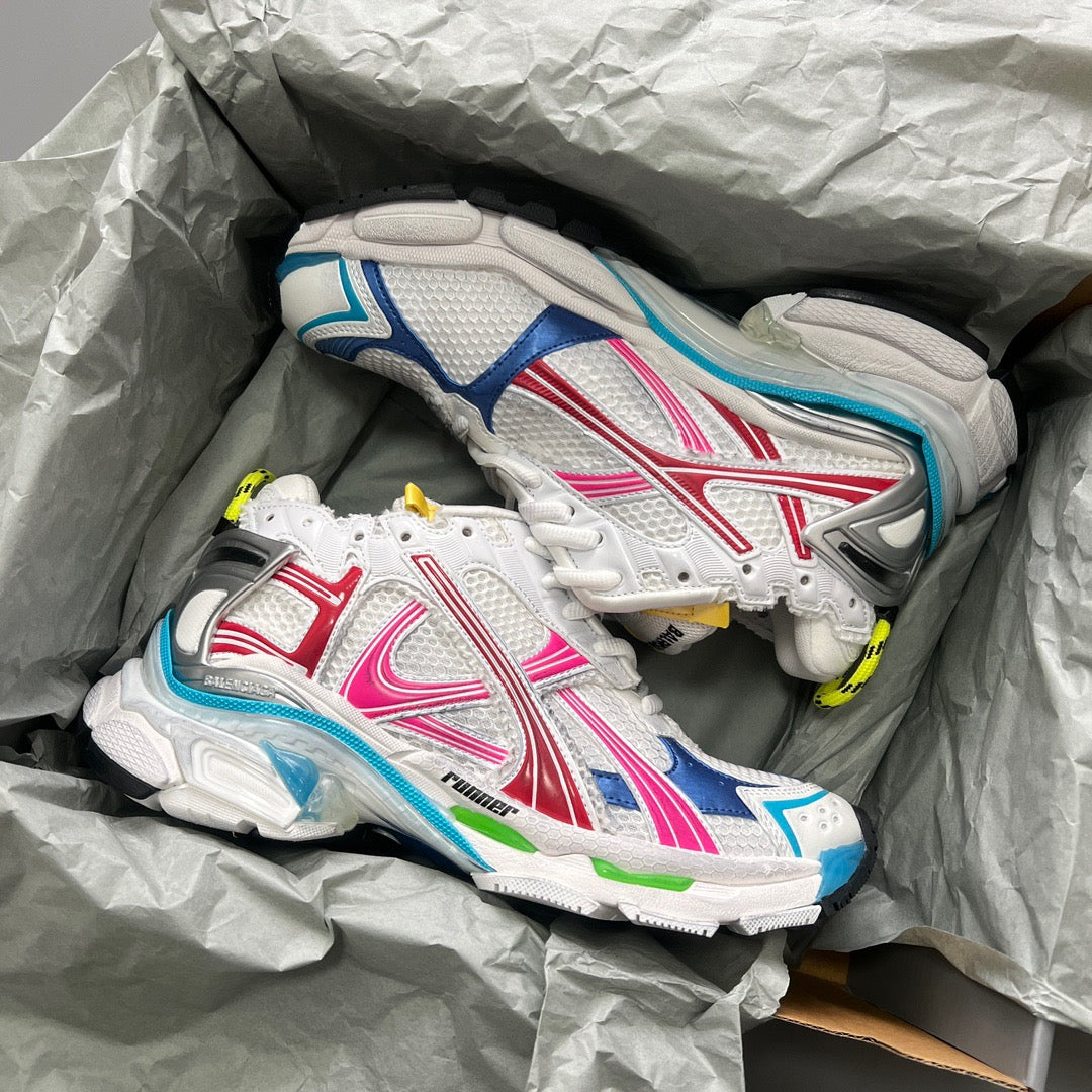 BALENCIAGA RUNNER 'Worn-Out - White Multi-Color