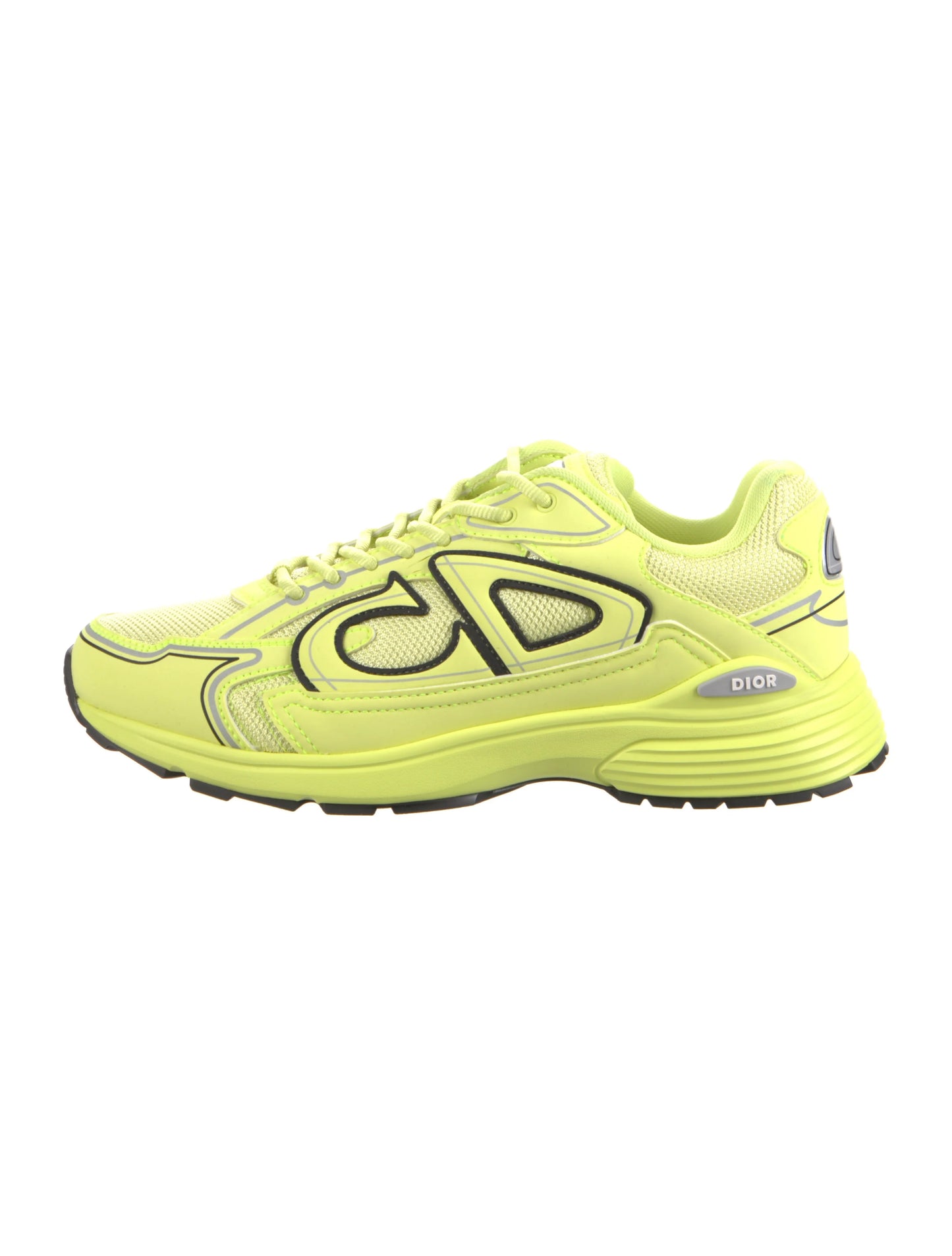 DIOR B30 Sneakers Yellow Mesh And Technical Fabric