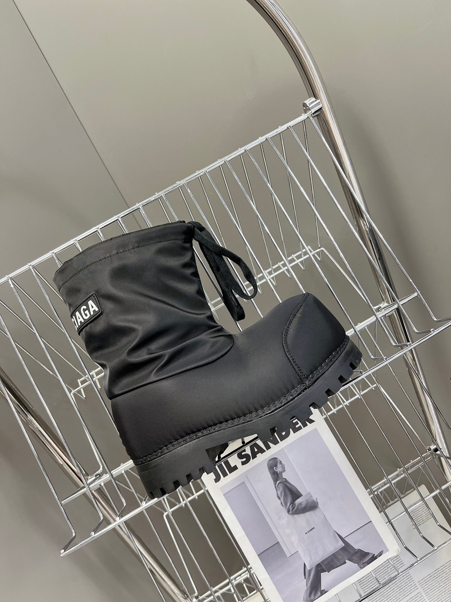 BALENCIAGA SKIWEAR - ALASKA LOW BOOT IN BLACK