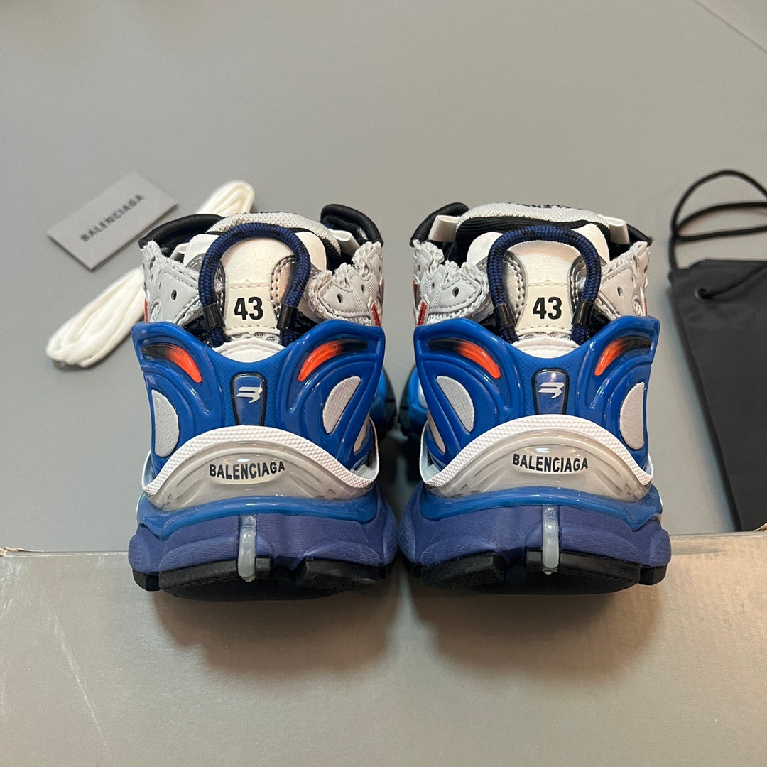 BALENCIAGA RUNNER Blue Orange Multi color