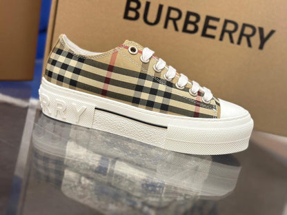 Burberry check sneakers