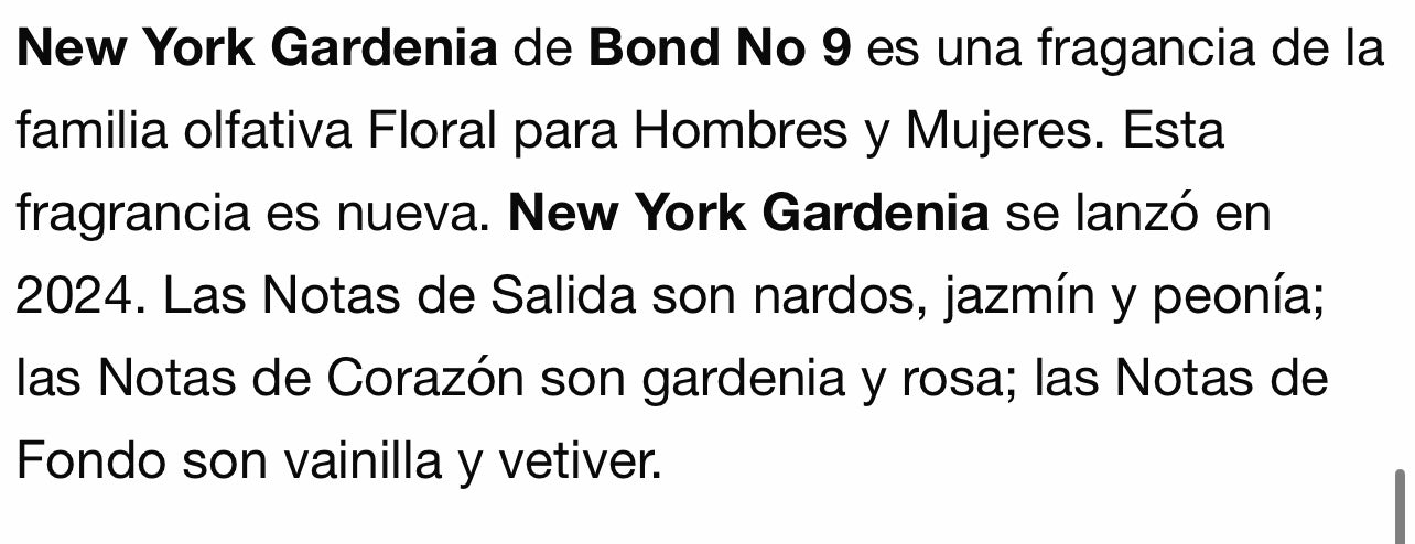 Bond No. 9 New York Gardenia - 100ml