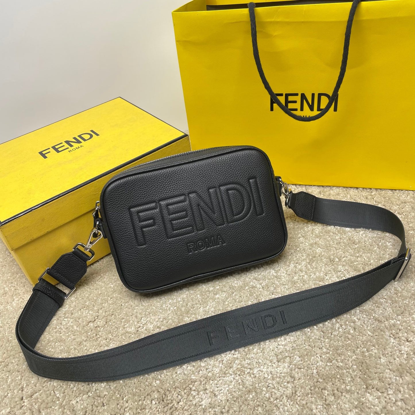 Fendi Diagonal Camera Case