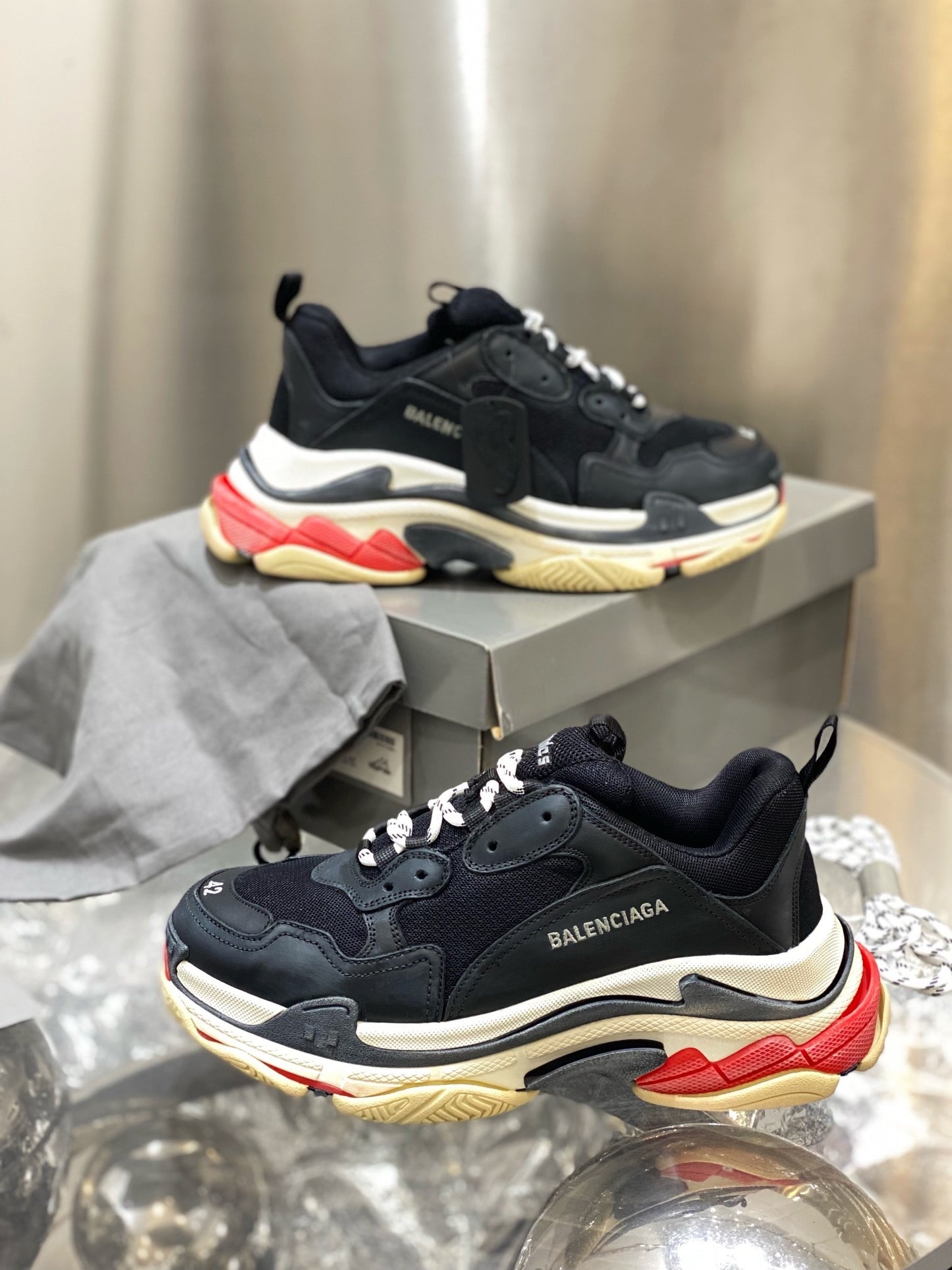 Balenciaga Triple S In Black