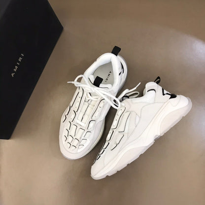 AMIRI Bone Runner / White Black Painted edge