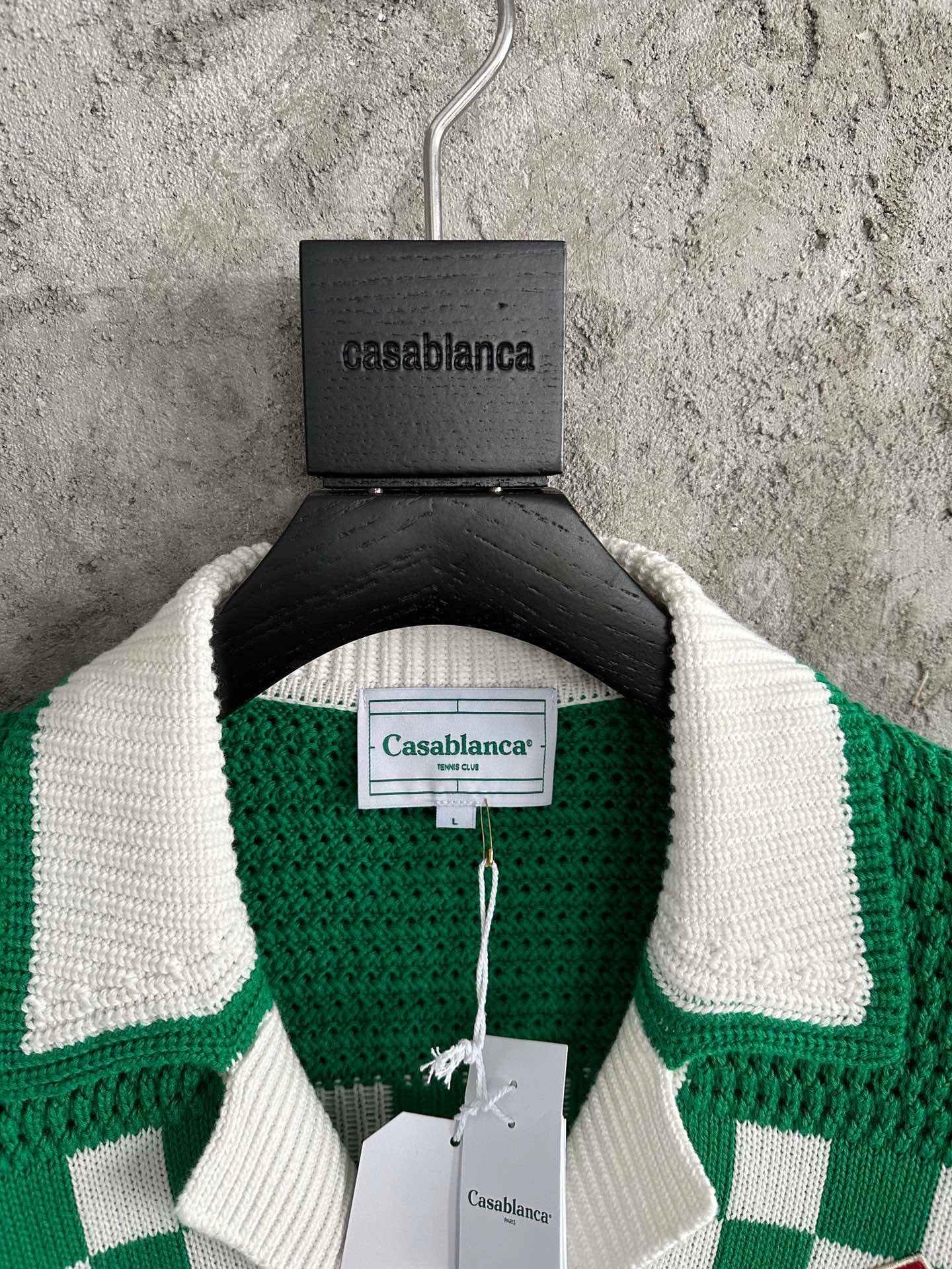 CASABLANCA KNITTED CROCHET SHIRTS