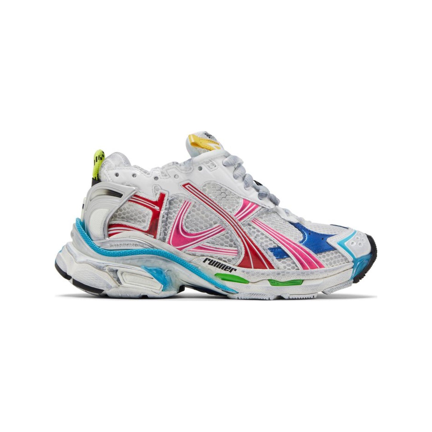 BALENCIAGA RUNNER 'Worn-Out - White Multi-Color