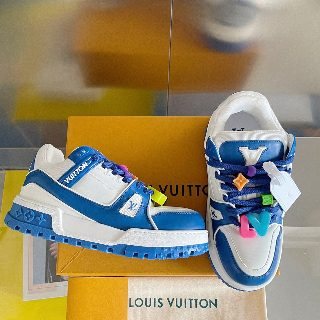 LV Maxi Trainer Sneaker Blue