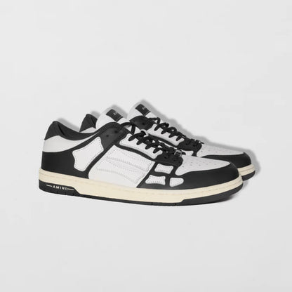 AMIRI - SKEL LOW TOP Black/White