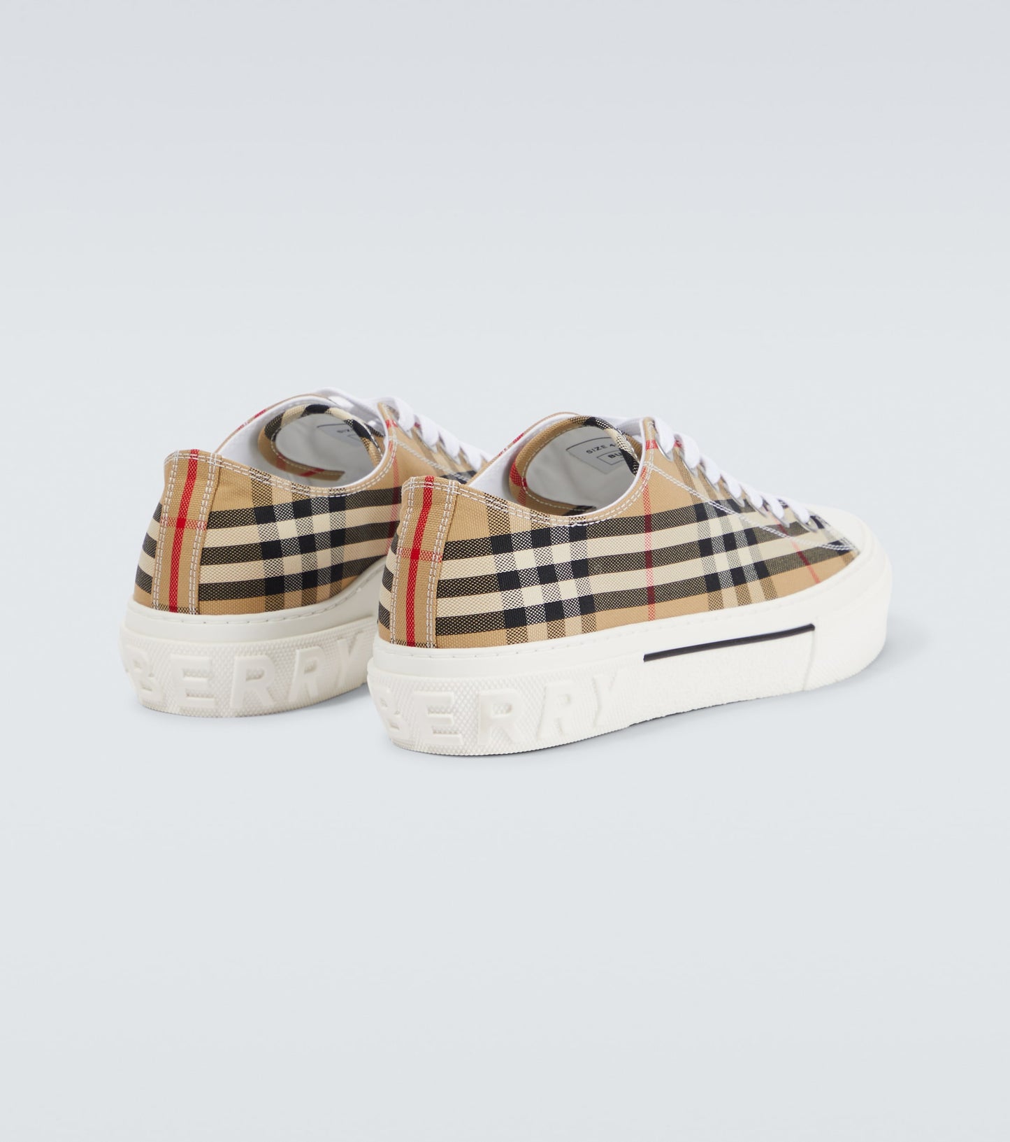 Burberry check sneakers