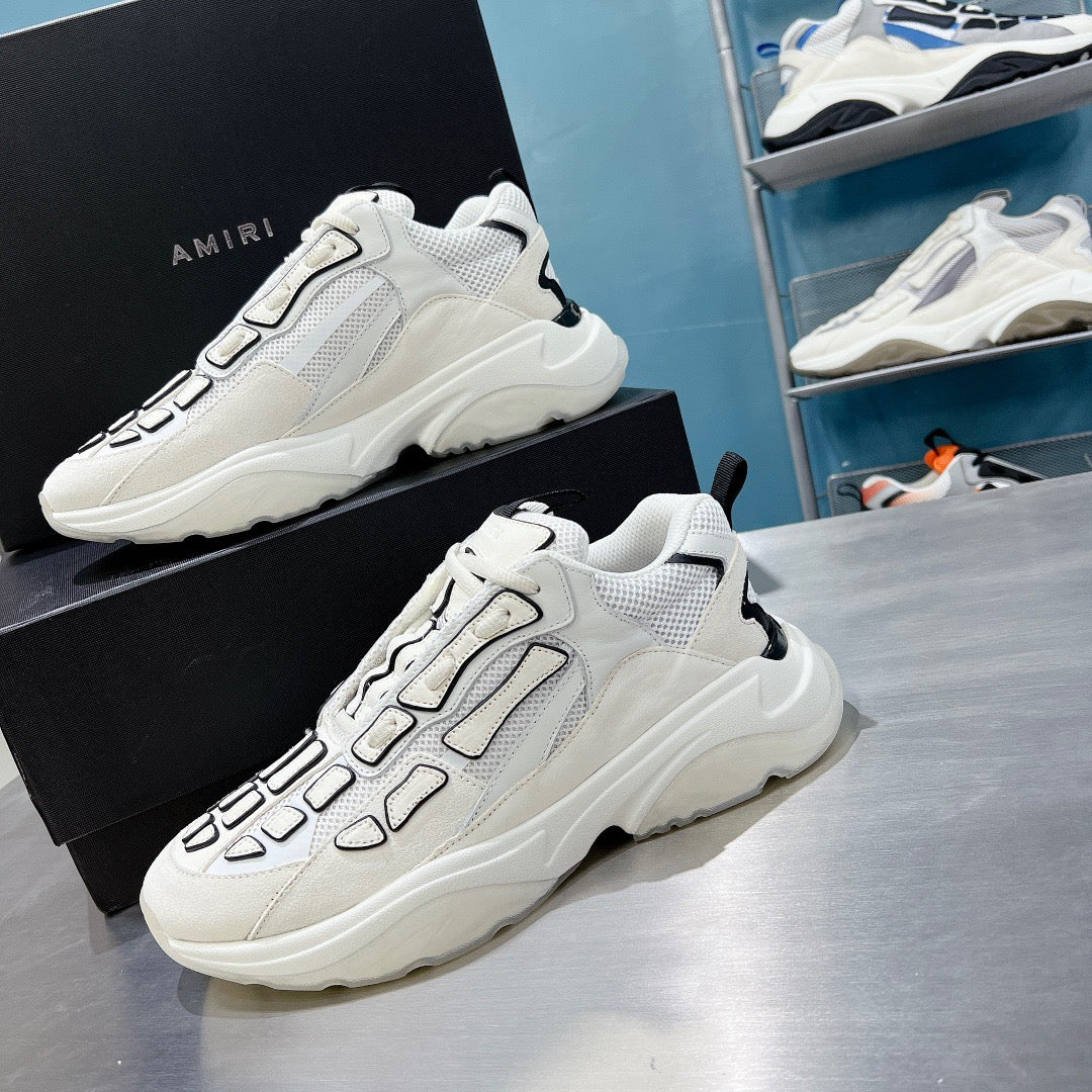 AMIRI Bone Runner / White Black Painted edge