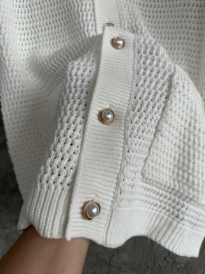 CASABLANCA CROCHET KNIT SHIRTS